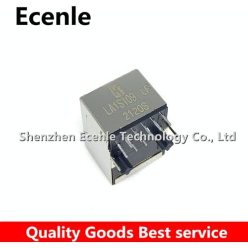 2 Pcs/Lot LA1S109LF RJ-45 SINGLE RJ45 CONNECTOR MODULE WITH INTEGRATED 1000 BASE-T MAGNETICS 100% New&Original