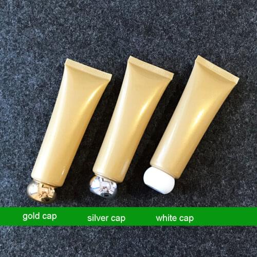300pcs 50g 50ml High Class Empty Gold Eye Cream Storage Tube, Cosmetic Soft Hose Containers,Squeeze Skin Care Cream Soft Tube