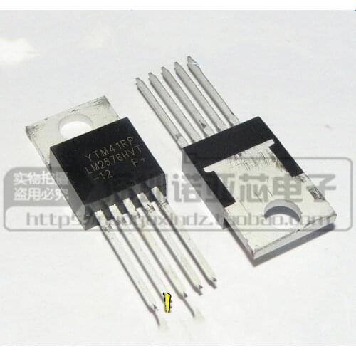 5PCS/LOT LM2576HVT-12 LM2576HVT TO-220-5 DC DC switching regulator chip In Stock