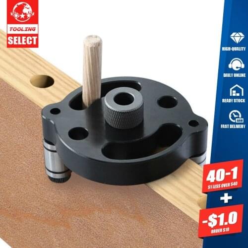 6 8 10mm Woodworking Straight Hole Puncher Self-centered Round Wood Tenon Splicing Drilling Locator Hole-opening Woodwork Tools