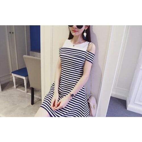 Летние платья в полоску BELLYQUEEN China At AliExpress