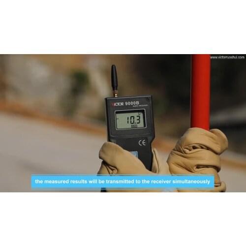 RuoShui 9000B Wireless Transmission High /Low Voltage 1200A AC Current Leakage Current Clamp Meter