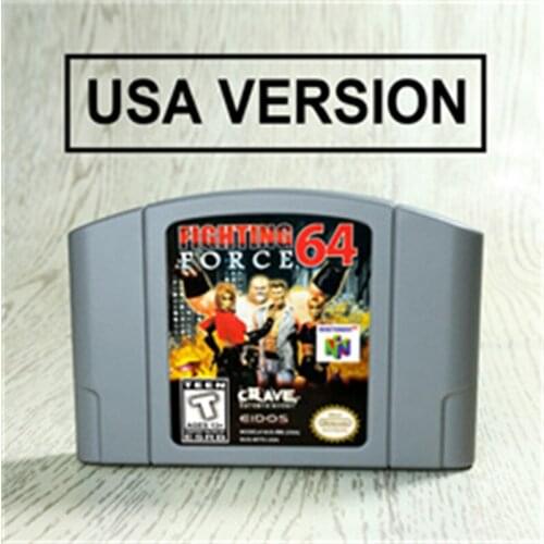 Fighting Force 64 For 64 Bit Game Cartridge USA Version NTSC Format