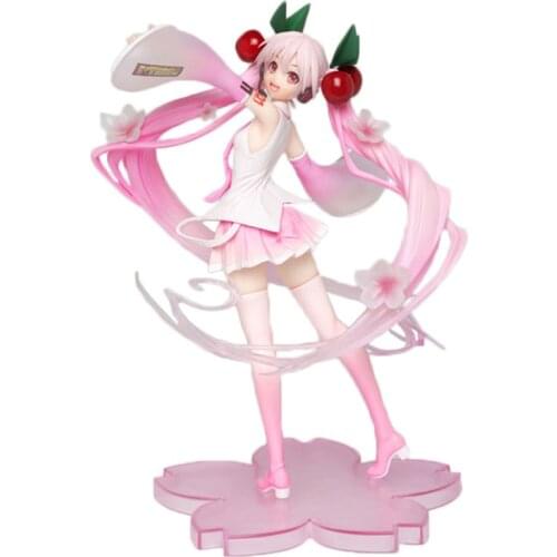Bandai Hatsune Miku Sakura 2020.ver Anime Figure Original Genuine Boxed PVC Model Doll Decoration Toy Birthday Gift