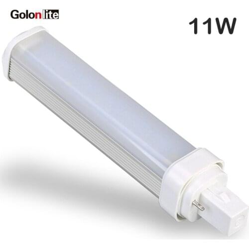 Golonlite G24 LED bulb 11W replace 26W CFL g24q g24d plc led lamp 9W 7W 5W GX23 E27 E26 4000K 6000K120V 220V 230V free shipping