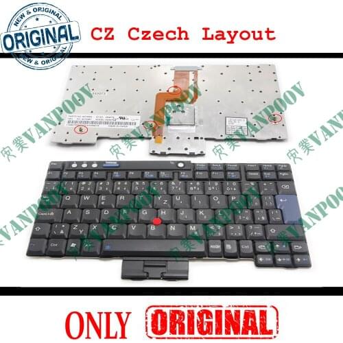 CZ/SK Cezch/Slovak Notebook Laptop keyboard for IBM Thinkpad X60 X60S X61 X61S X60T X61T Black - FRU 42T3487 42T3455 KS90-CZ