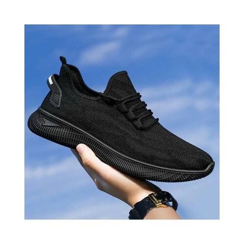 Vulcanized Shoes for Men Air Mesh Sneakers Male Shoes Lace-Up Comfortable Shoes Male High Quality Walking Shoes Tenis Masculino