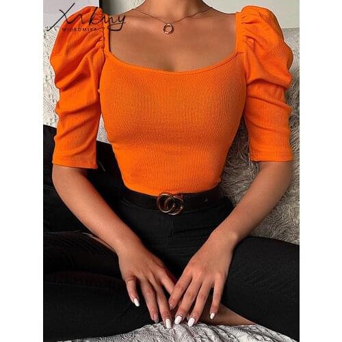 Женские трикотажные футболки MiuKoMiYa China At AliExpress