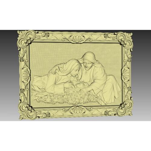 3d STL Models for CNC Router Engraver Carving Machine Relief Artcam Aspire CNC files "Model521" (ES)