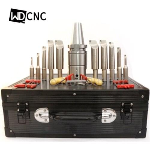 NBJ16 Boring System HSK63A R8 MTA 3 MTA4 MTA5 BT30 BT40 BT50 SK40 SK M16 Holder 8pcs Boring Bar range 6-51mm