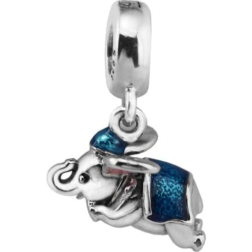 DIY Beads Little Fly Elephant Charm Hot Sale Jewelry Fits Original Charms 925 Silver Bracelets Beads For Jewelry Making