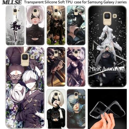 Anime nier automata Soft Silicone Case For Samsung Galaxy J2Pro J4 J6 J8 2018 J3 J5 J7 2016 2017EU Prime CORE Plus Fashion Cover