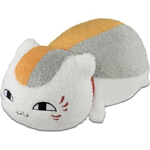 Cute Anime Natsumes Book of Friends Natsume Yuujinchou Nyanko Sensei Cat Lying Big Plush Stuffed Pillow Toy Doll 38cm Kids Gift