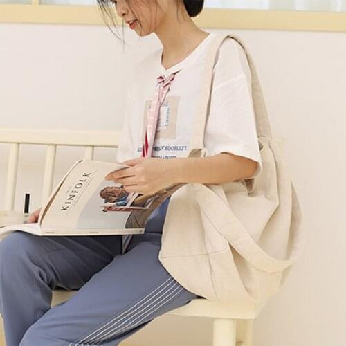 Yeqofcd Women Messenger Bags Canvas Shoulder Bag Satchel Female Casual Tote Pure Color Crossbody Purses Large Capacity Handbag