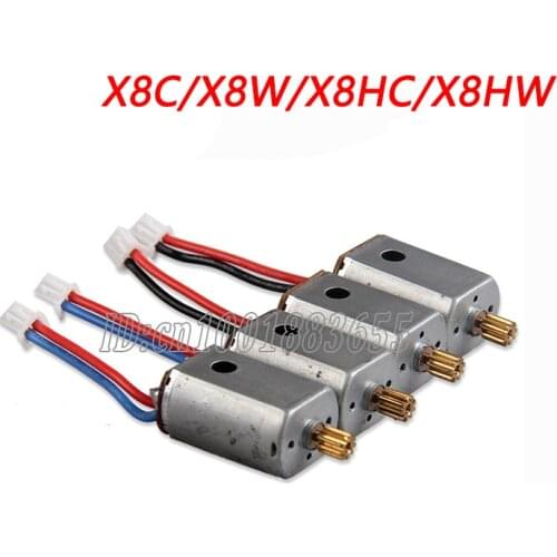 SYMA X8A X8C X8W X8G X8HW X8HC Motor 2A 2B copper gear RC helicopter Quadcopter Motor Accessory