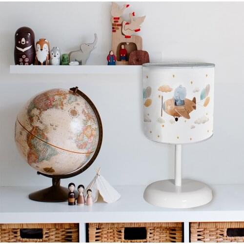 Car Pattern Children 'S Room Night light Table Top Lamps Lighting lampshade Star Cloud Educational Lighting