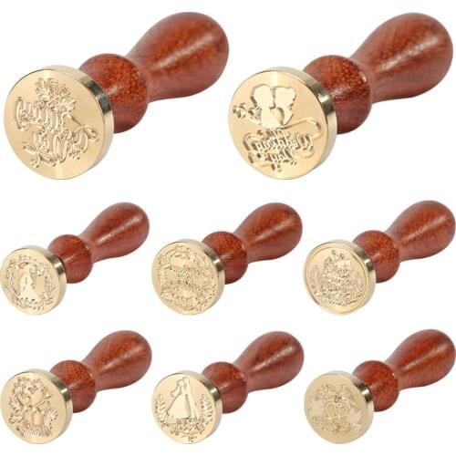 Vintage DIY Love Pattern Seal Stamp Handcraft Decor Sealing Wax Stamp for Scrapbooking Diary Photo Album