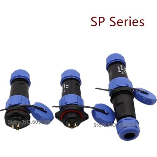 Waterproof Aviation Plug and Socket Connector SP17 Cable Butt Waterproof IP68 Male and Female Circular Aviation Plug Connector