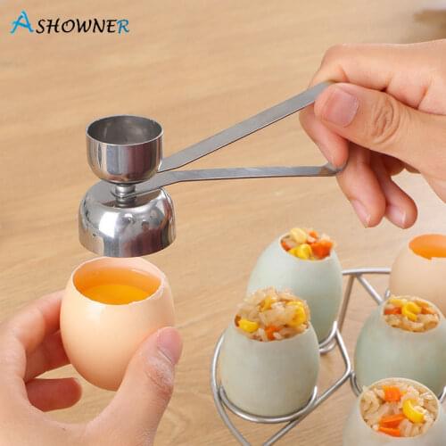 304 Stainless Steel Eggshell Opener Double Head Two-In-One Stainless Steel Opener Kitchen Cooking Gadgets And Accessories
