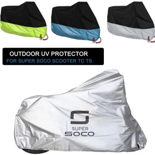 Ust-proof Splash-proof Sunscreen Accessories For Super SOCO Electric Motorcycle TS TC Special Car Hood Clothing Rain Cover D