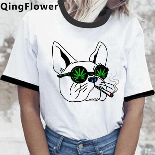 Bong Weed tshirt female grunge kawaii graphic tees women casual couple t-shirt graphic tees women aesthetic