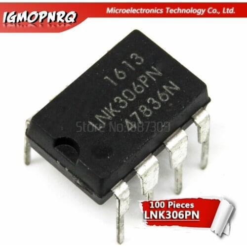 100PCS LNK306PN DIP7 LNK306P DIP LNK306 new and original IC