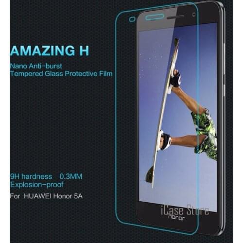 9H Hardness Tempered Glass For Huawei Y6 II Screen Protector Explosion-Proof Film for Huawei Y6II Y6 2 II + Clean Kits