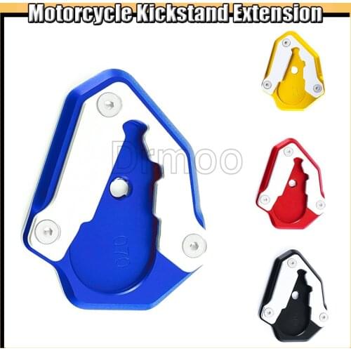 Motorcycle CNC Accessories Motorbike Side Stand Enlarge Extension Kickstand For Ducati 848 1098 1198