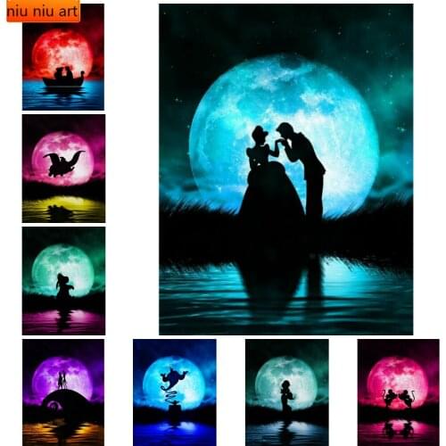 Diy Diamond Embroidery Cartoon Mickey Mouse 5D Diamond Painting Cross Stitch Full Rhinestone Crystal Mosaic Living Room Decor