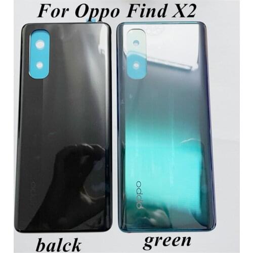 100% Original For Oppo Find X2 Rear Battery Back Cover with logo Panel Rear Door Housing Case with adhesive for findx2