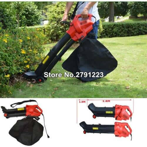 Electric Leaf Suction Machine Outdoor Garden Leaf Blower&Vacuum-Powerful Suction Machine 2800W 220V 14000 rev/min With 10M Cable