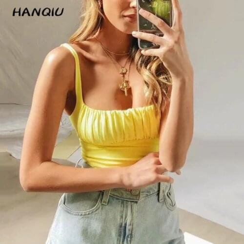HANQIU Womens Silk Tops
