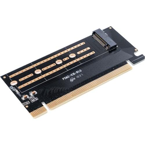 M.2 NGFF M Key NVMe SSD to PCI-e 3.0 X16 Expansion Card 2230 2242 2260 2280 M.2 SSD Adapter