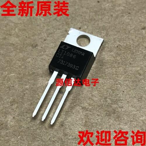 New original LT1086CT TO-220-3 linear regulator adjustable three terminal regulator imported from stock