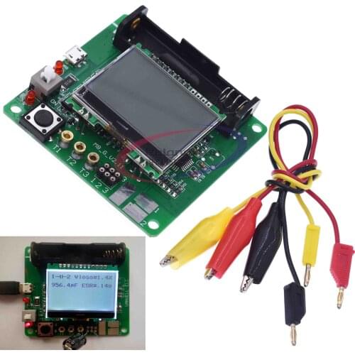 3.7V version of inductor-capacitor ESR meter DIY MG328 multifunction tester resistance Meter
