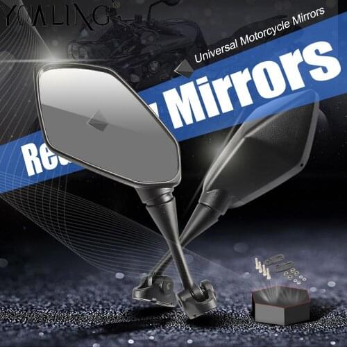 Motorcycle Rear View mirror Racing Sport Bike Motorbike Rearview Side mirror For Honda CBR600 CBR500R CBR1000 CBR1000RR HYOSUNG