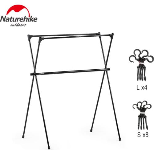 Naturehike Indian Hanger Camping Equipment Multi Tools ChenYi Camping Triangular Rack Portable Aluminum Alloy Hanging Rack