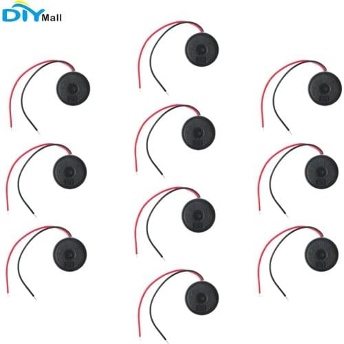 10pcs/lot 1710 Piezo Piezoelectric Passive Buzzer Alarm Electronic Sounder Speaker with Lead Wire