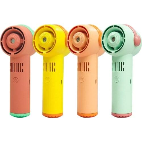 Handheld Mini Fan, Misting Fan, Portable USB Rechargeable Pocket Fan, 3 Wind Modes, for Outdoor, Office, Travel, Inbdoor