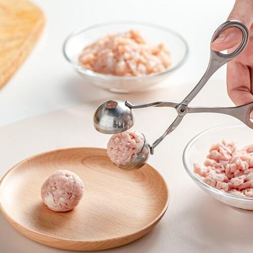 DIY Meatball Clip Fish Meat Rice Ball Maker 304 Stainless Steel Meatball Maker Kitchen Tool Accessories