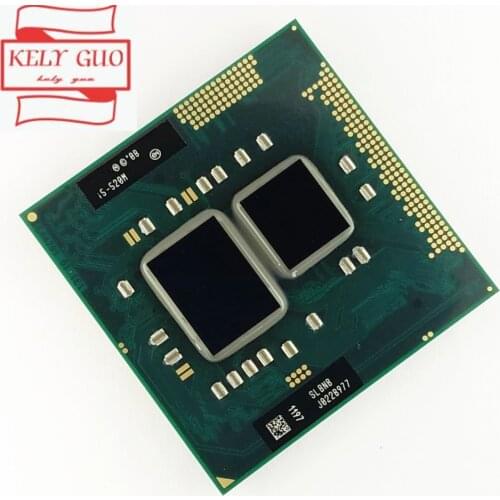 I5 520m 2.4GHz 3M Socket G1 Laptop Processor CPU SLBU3 SLBNB SLBNA i5-520m