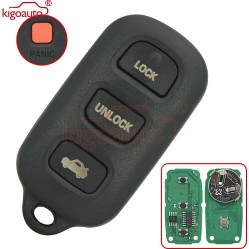 Kigoauto GQ43VT14T Remote key 315Mhz for Toyota key Camry Solara Corolla Sienna Matrix car key fob 1998 1999 2000 2001 2002 2003