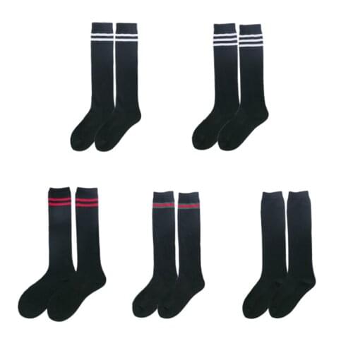 Stocking Woman socks Ladies college sports style knee socks Cotton loose socks