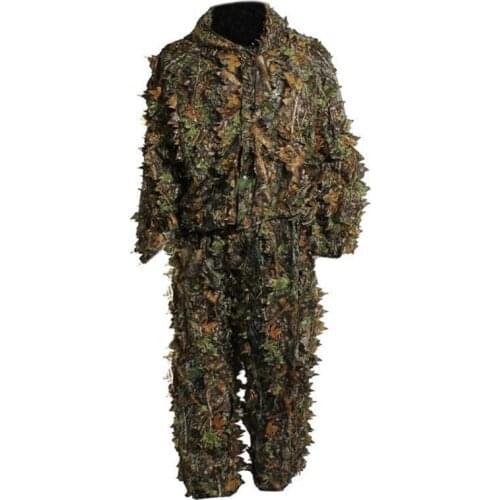 066C Outdoor 3D Camouflage Suit Sniper Stealth Hunting Clothes Hallowee Costumes