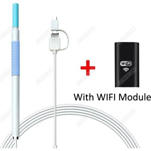 2018 New Android IOS WIFI Otoscope Ear Health Care Inspection Video Visual Camera HD 720P Wireless Endoscope Camera Ear Health