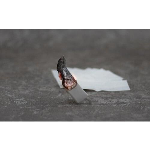 24 Pcs=1pack Soul Paper Will Tsai -Miracle Prediction Soot Pro Fire Close Up Magic Illusions Stage Magic Comedy, Magic Tricks