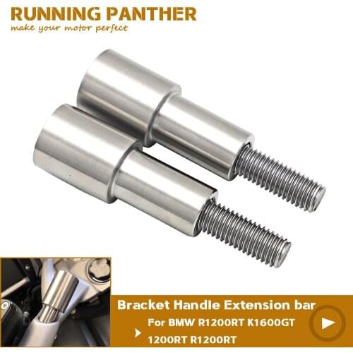 Aluminum Motorcycle mobile phone navigation bracket handle extension bar for BMW R1200RT K1600GT 1200RT R1200RT