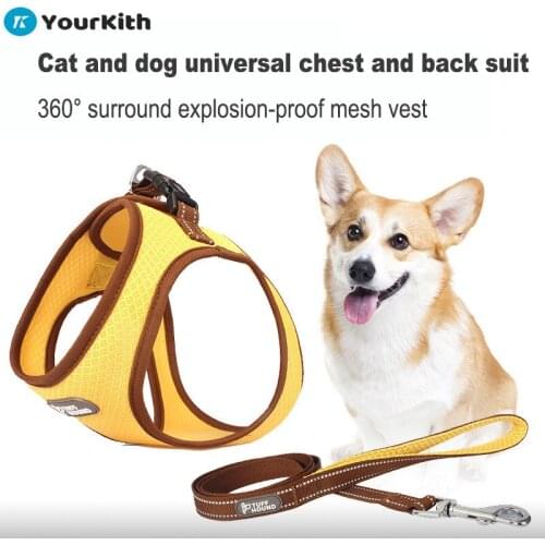 YourKith Large Pet Dog Harness All Weather Padded Adjustable Safety Vehicular dog lead Pet Products