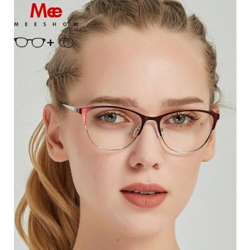 Brand cat eyes prescription glasses womens glasses frame Vintage female fashion myopia spectacle frame progressive glasses