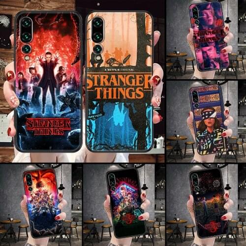 Stranger Things Phone Case For Huawei P Mate P10 P20 P30 P40 10 20 Smart Z Pro Lite black soft waterproof silicone coque fashion